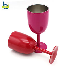 Load image into Gallery viewer, Red Wine Glass Stainless Steel Goblet Champagne Goblet Party Cup