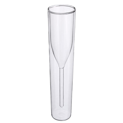 Double Wall Glasses Champagne Flutes Goblet Bubble Wine Tulip Cocktail Wedding Party Glass