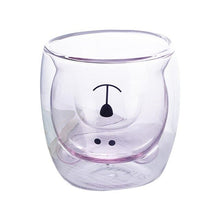 Load image into Gallery viewer, Cute Bear Glass Cup