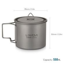 Load image into Gallery viewer, Lixada Outdoor Titanium Cup