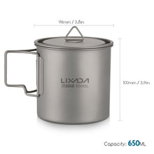 Load image into Gallery viewer, Lixada Outdoor Titanium Cup