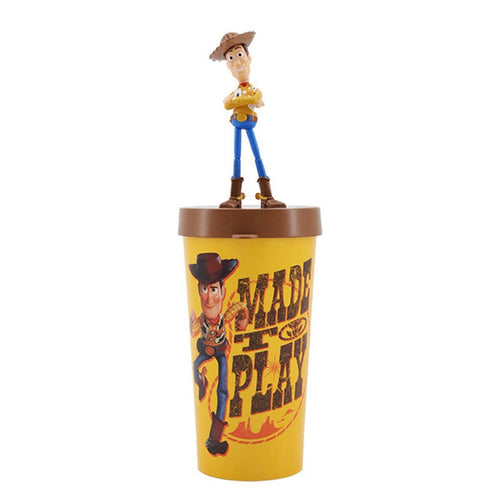 Toy story Cartoon 3D Woody Buzz light cup