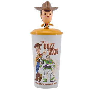 Toy story Cartoon 3D Woody Buzz light cup