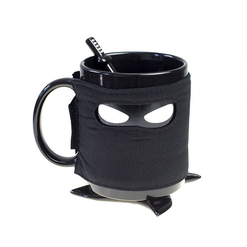 Creative Ninja Mug,Black Mask Ceramic Cup
