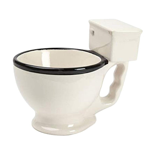 Novelty Toilet Ceramic Mug With Handle 300ml Coffee Cup