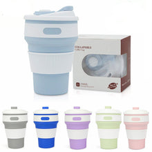 Load image into Gallery viewer, Hot New Folding Silicone Portable Silicone Telescopic Drinking Collapsible coffee cup