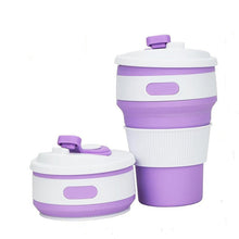 Load image into Gallery viewer, Hot New Folding Silicone Portable Silicone Telescopic Drinking Collapsible coffee cup
