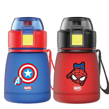 Load image into Gallery viewer, 390ML Cartoon Spiderman Captain America Children Kids Feeding Bottles Cups