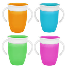 Load image into Gallery viewer, Baby Insulation Oblique Mouth Cup Leakproof Infant Learning Drinking Cups